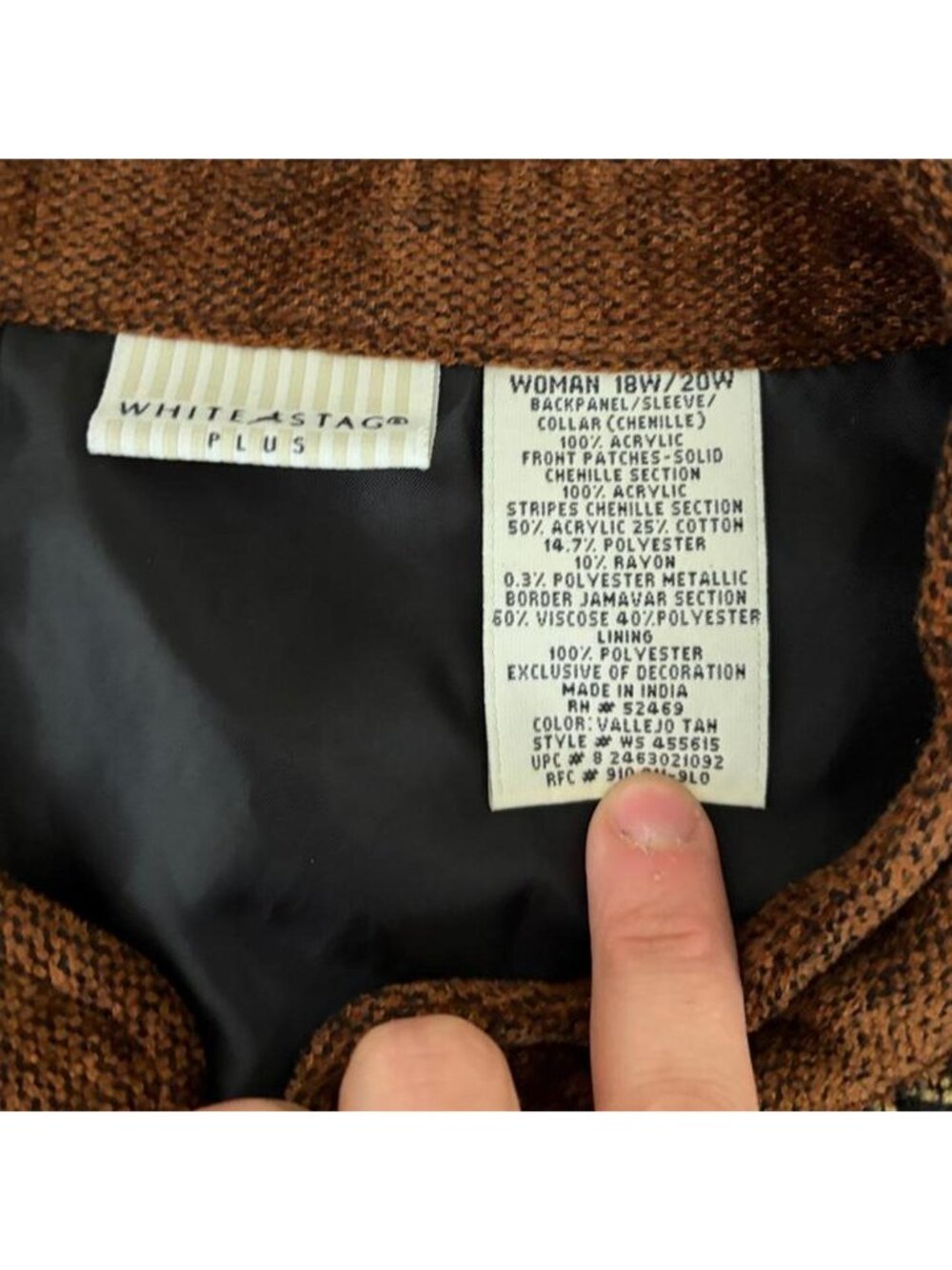 90s patchwork boho jacket - Picture 8 of 8